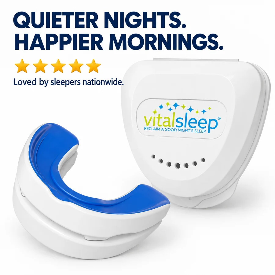 VitalSleep Anti-Snoring Mouthpiece with protective case